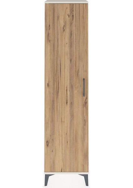 Arges Dolap Tek Raflı Tek Kapaklı Tek Askılı 44X30X182 Aytaşı-Çam