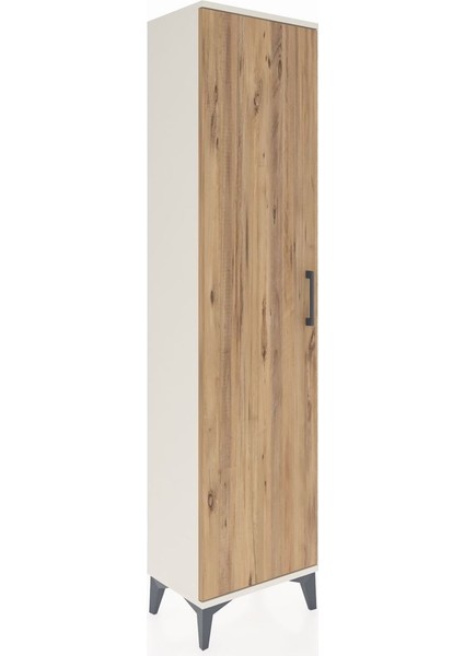 Arges Dolap Tek Raflı Tek Kapaklı Tek Askılı 44X30X182 Aytaşı-Çam fiyatları