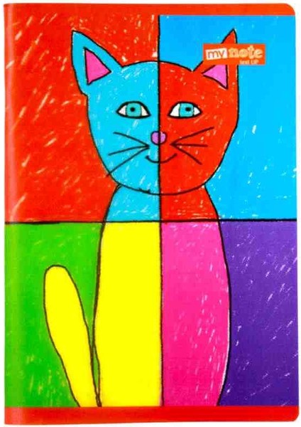 A4 40 Yaprak Kareli Pp Kapak Dikişli Defter