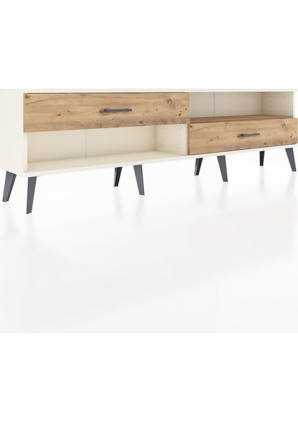 Arges Tv Ünitesi Tek Raflı 2 Çekmeceli 176X30X51 Aytaşı-Çam/çam fiyatları