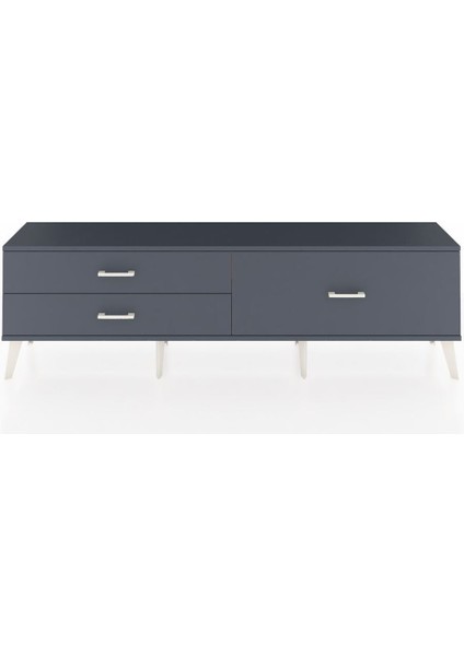 Arges Tv Ünitesi 3 Çekmeceli 176X30X51 Çam-Antrasit/antrasit