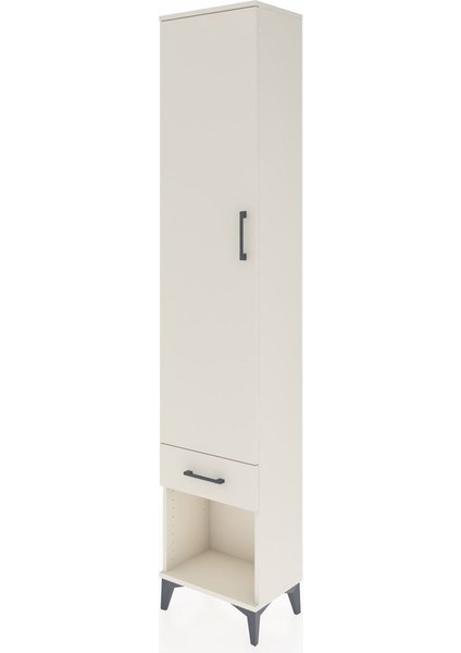 Arges Dolap 4 Raflı Tek Çekmeceli Tek Kapaklı 44X30X221 Aytaşı-Aytaşı modelleri