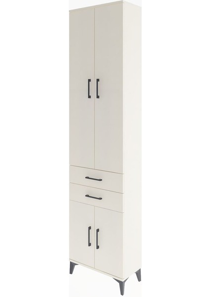 Arges Dolap 5 Raflı 2 Çekmeceli 4 Kapaklı 60X30X243 Aytaşı-Aytaşı modelleri