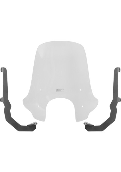 Sym Fiddle 4 2022-2024 Uyumlu Gidon Bağlantılı Ön Cam Şeffaf 56 cm