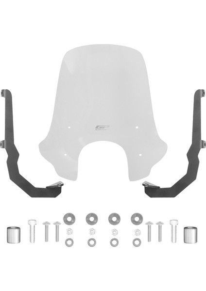 Sym Fiddle 4 2022-2024 Uyumlu Gidon Bağlantılı Ön Cam Şeffaf 56 cm indirimleri