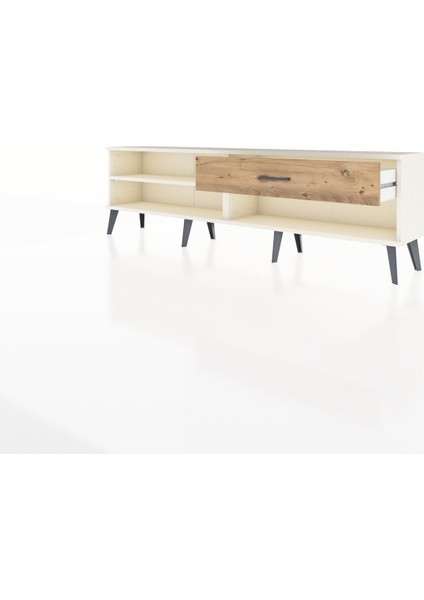 Arges Tv Ünitesi Tek Raflı Tek Çekmeceli 176X30X51 Aytaşı-Aytaşı/çam modelleri