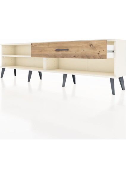 Arges Tv Ünitesi Tek Raflı Tek Çekmeceli 176X30X51 Aytaşı-Aytaşı/çam fırsatları