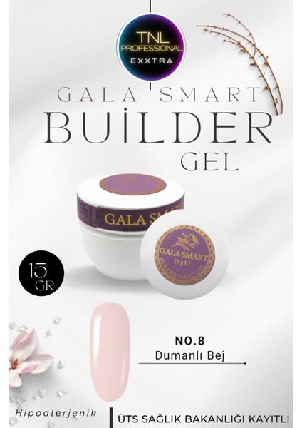 Tnl Exxtra Gala Smart Builder Jel Gel No: 08 15G Protez Tırnak Jeli