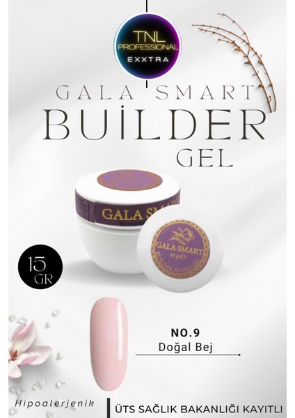 Tnl Exxtra Gala Smart Builder Jel Gel No.09 15G Protez Tırnak Jeli