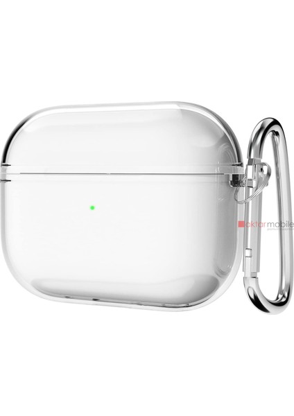Airpods Pro 3. Nesil Uyumlu Şeffaf Kılıf Sararmayan Sert Pc Parlak Kapak Hoparlör Mikrofon Delikli
