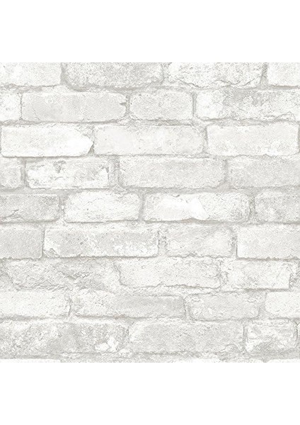 "gri ve Beyaz Tuğla" Soyup Yapıştır Duvar Kağıdı modelleri