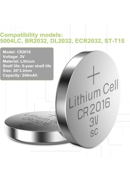 CR2016 Pil 5'li Paket Lityum Düğme Pil 3V 2016 fiyatları