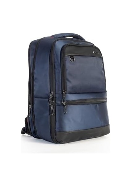 Meschaın Su Geçirmez Erupa Air Omuzluk USB Girişli 15'6 Inç Notebook 10'1 Inç Tabletlik Sırt Çant Lacivert modelleri