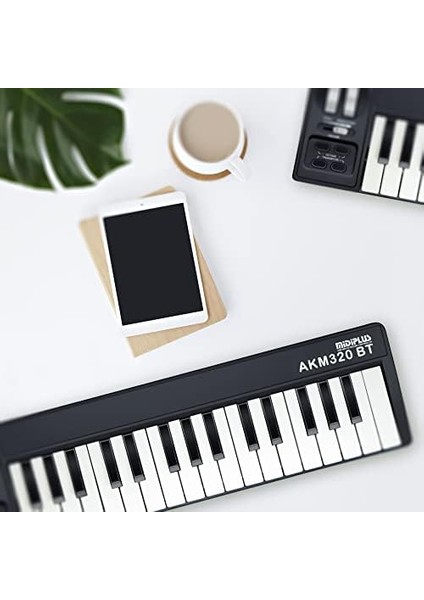 AKM320 Bt 32 Mini Tuş Bluetooth USB Mıdı Klavye Controller/kontrolör | & iPad Uyumlu modelleri