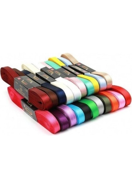 Açık Mavi Turkuaz Renkli Saten Kurdela 1 cm Kalınlıkta 10 mt Hediye ve Süsleme Şeridi indirimleri