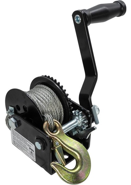 Çelik Halatlı El Vinci 800LB Çektirme Irgat 360 kg - 8 Metre