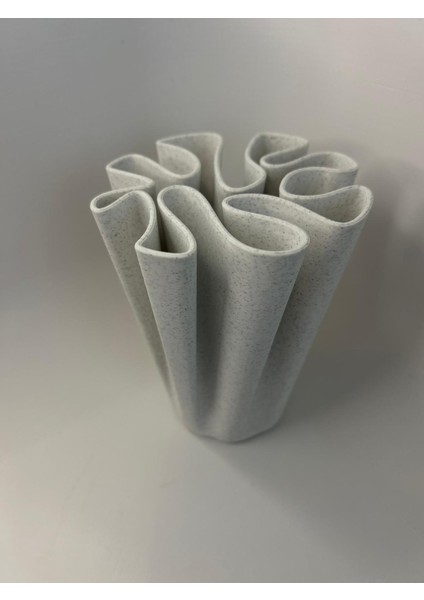 Ix Wavy Vase - Modern Dalga Formlu Dekoratif Vazo