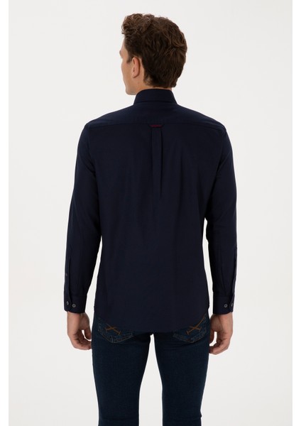 Erkek Lacivert Gömlek Basic 50307676-VR033 indirimleri