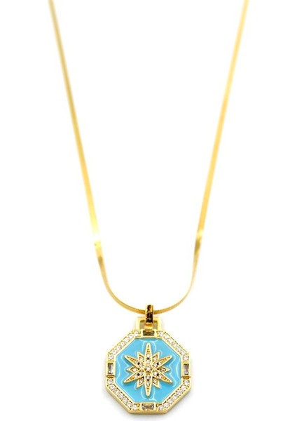 Güneş Kolye - Altın