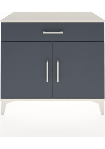 Hyperion Şifonyer Tek Çekmeceli 2 Kapaklı 88X44X80 Aytaşı-Antrasit