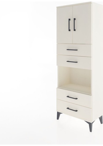 Arges Dolap 3 Raflı 4 Çekmeceli 2 Kapaklı 60X30X163 Aytaşı-Aytaşı modelleri