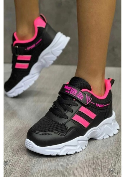 Çocuk Ortopedik Cırtlı Hafif Unisex Sneaker Spor Ayakkabı