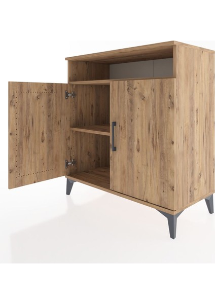 Hyperion Şifonyer 2 Raflı 2 Kapaklı 88X44X96 Çam-Çam fırsatları