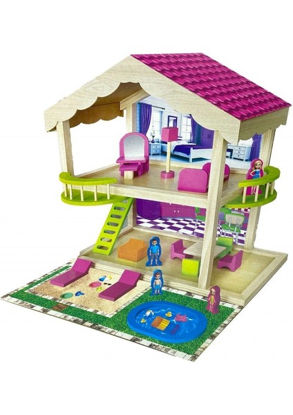 ONY-414 Kutuda Ahşap Villa Seti