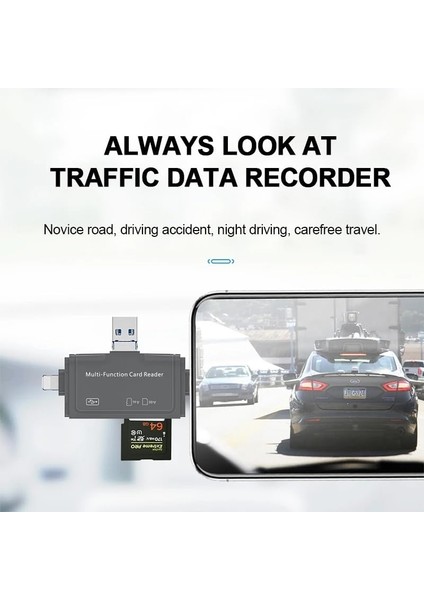 7in1 Micro Usb, Type C, Iphone 15, 14, 13, 12, 11 Pro,pro Max Uyumlu, Multi, Kart Okuyucu, Otg, Sd Tf USB Dönüştürücü modelleri