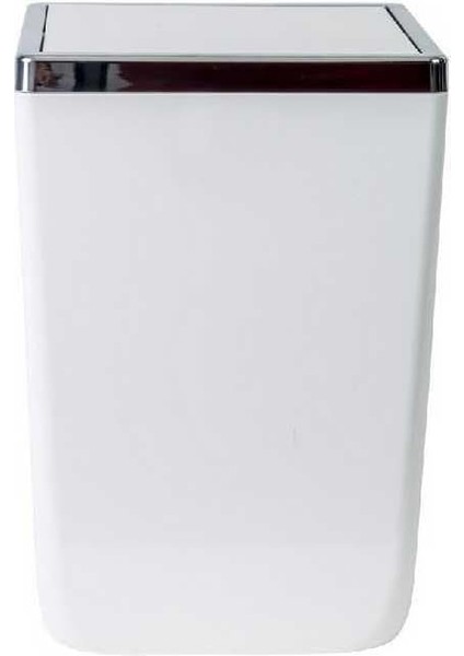 Toskana Kapaklı Kova, Plastik/çelik, 6 Lt, 175 x 175 x 260 Mm, Beyaz