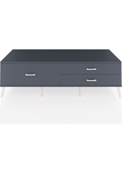 Kronos Tv Ünitesi 3 Çekmeceli 176X59X51 Aytaşı-Antrasit/antrasit