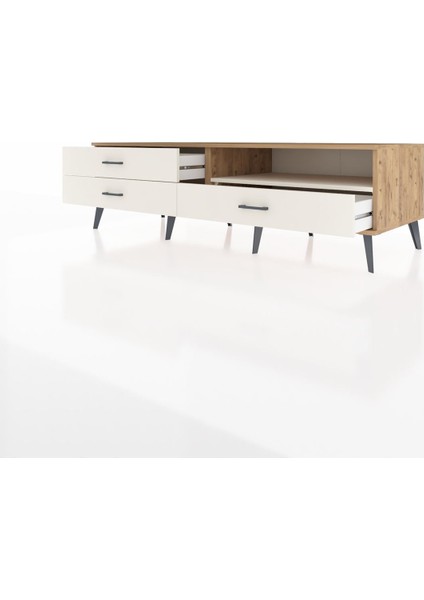 Kronos Tv Ünitesi Tek Raflı 3 Çekmeceli 176X59X51 Çam-Aytaşı/aytaşı modelleri