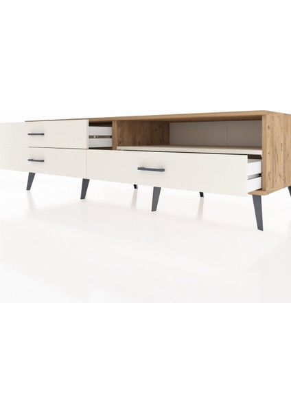 Kronos Tv Ünitesi Tek Raflı 3 Çekmeceli 176X59X51 Çam-Aytaşı/aytaşı fırsatları