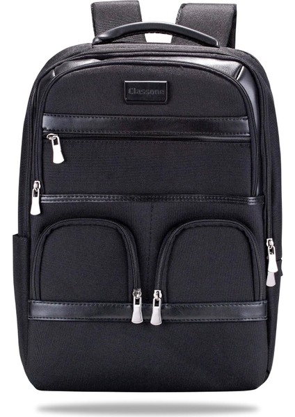 BP-BS200 Vıp B2 -Serisi 15.6 Inch Uyumlu Wtx Pro Su Geçirmez Kumaş Laptop Sırt Çantası -Siyah