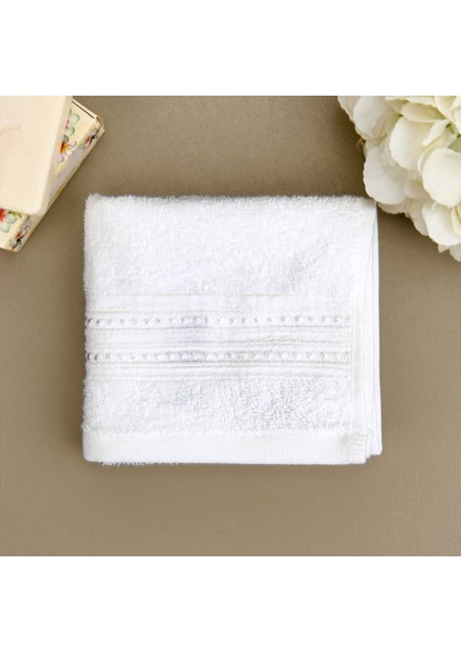 Soft Lapa El Havlusu - Beyaz - 30X50 cm
