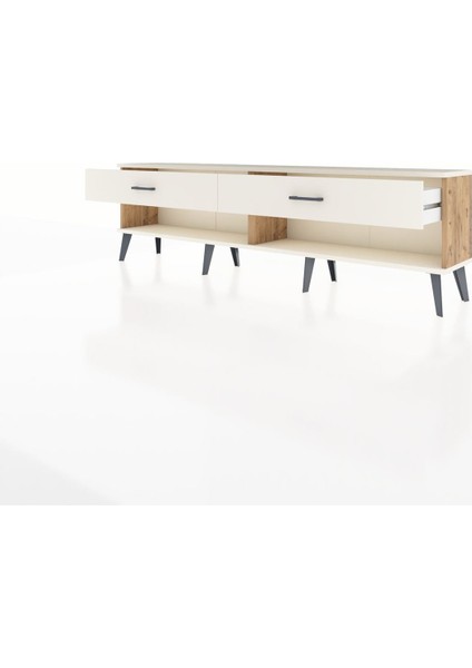 Arges Tv Ünitesi 2 Çekmeceli 176X30X51 Çam-Aytaşı/aytaşı modelleri