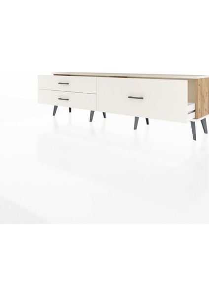 Arges Tv Ünitesi 3 Çekmeceli 176X30X51 Çam-Aytaşı/aytaşı modelleri