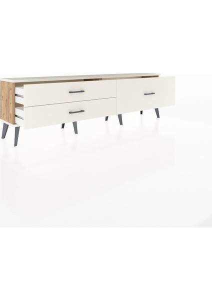 Arges Tv Ünitesi 3 Çekmeceli 176X30X51 Çam-Aytaşı/aytaşı indirimleri