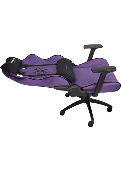 / Rio Balerion Terletmez Kadife Kumaş Mor Gaming Oyuncu Koltuğu / 120 kg Taşır fiyatları