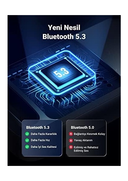 Mini USB Dongle Bluetooth 5.3 Adaptör Siyah fiyatları