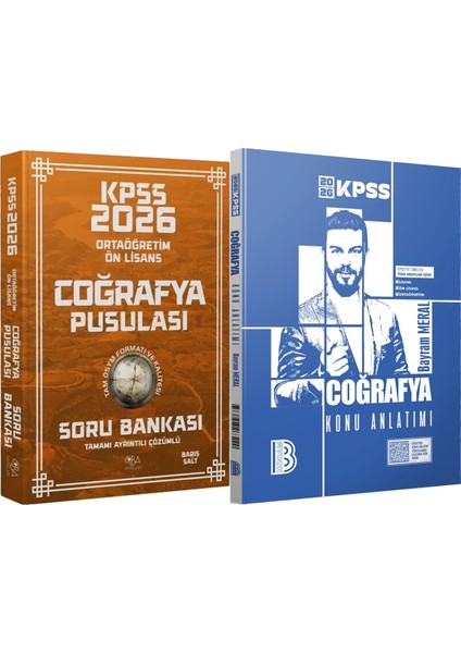 2026 Kpss Ortaöğretim Ön Lisans Coğrafyanın Pusulası Soru Bankası - 2026 Kpss Coğrafya Konu Anlatımı