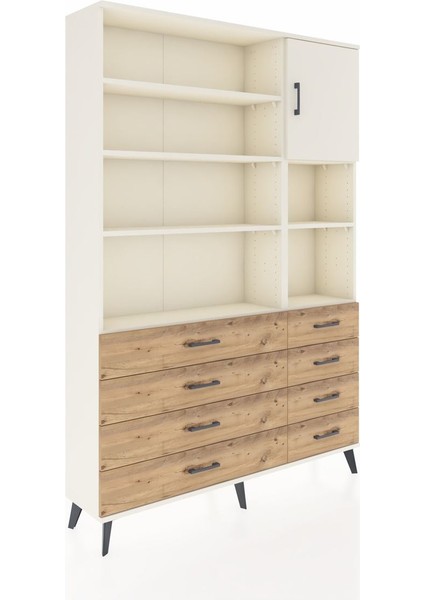 Arges Dolap 8 Raflı 8 Çekmeceli Tek Kapaklı 132X30X195 Aytaşı-Aytaşı/çam fiyatları