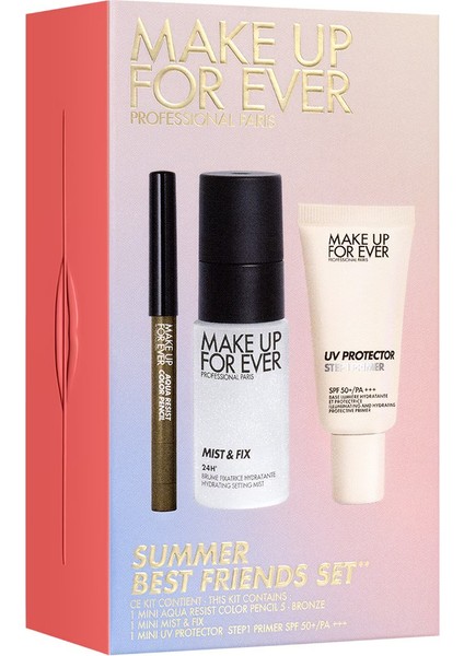 Summer Best Friends Kit – Makyaj Seti 30 ml + 0,2 G + 15 ml fiyatları