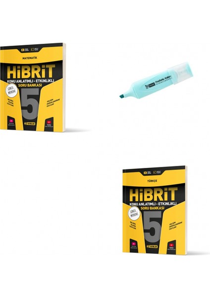 5.sınıf Hibrit Matematik ve Türkçe Konu Anlatımlı Etkinlikli Sb (Yeni Müfredat)