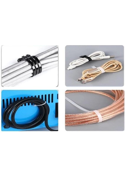 100 Adet Kablo Bağı Seti, Kelepçesi, Elektrik Kablo Bağı, Dayanıklı ve Çok Yönlü Kullanım Için Ideal, Organizasyon ve Düzenleme (Beyaz, 3.6X300MM) modelleri