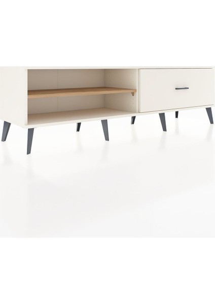 Hyperion Tv Ünitesi Tek Raflı Tek Çekmeceli 176X44X51 Aytaşı-Çam/aytaşı fiyatları