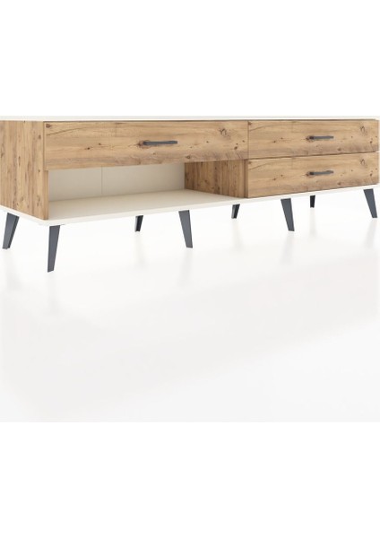 Hyperion Tv Ünitesi 3 Çekmeceli 176X44X51 Çam-Aytaşı/çam fiyatları