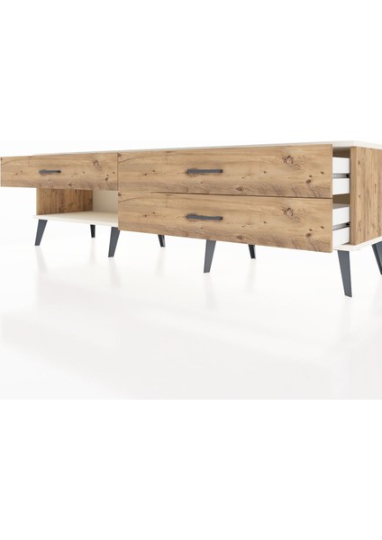 Hyperion Tv Ünitesi 3 Çekmeceli 176X44X51 Çam-Aytaşı/çam fırsatları