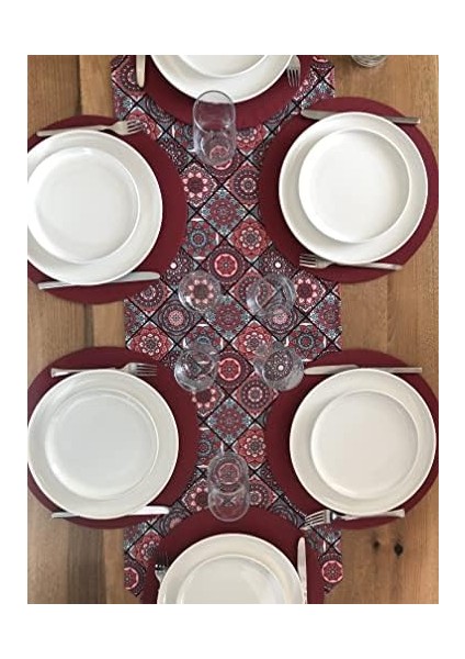 Izmir Servis,6'lı Supla ve Runner Bordo Seramik Tk fiyatları