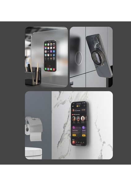 Mini Çok güçlü katlanır telefon tutucu araç masa araba yer kaplamayan magsafe tüm telefonlara uyumlu indirimleri